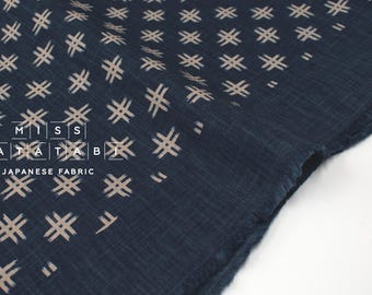 Shokunin Collection Hand-printed Japanese Fabric Igeta - 19A - 50cm