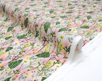Cotton + Steel Wildwood Lawn - Wildflowers pale rose - 50cm