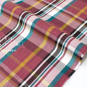 Yarn Dyed Heavy Madras Check - 2 - 50cm