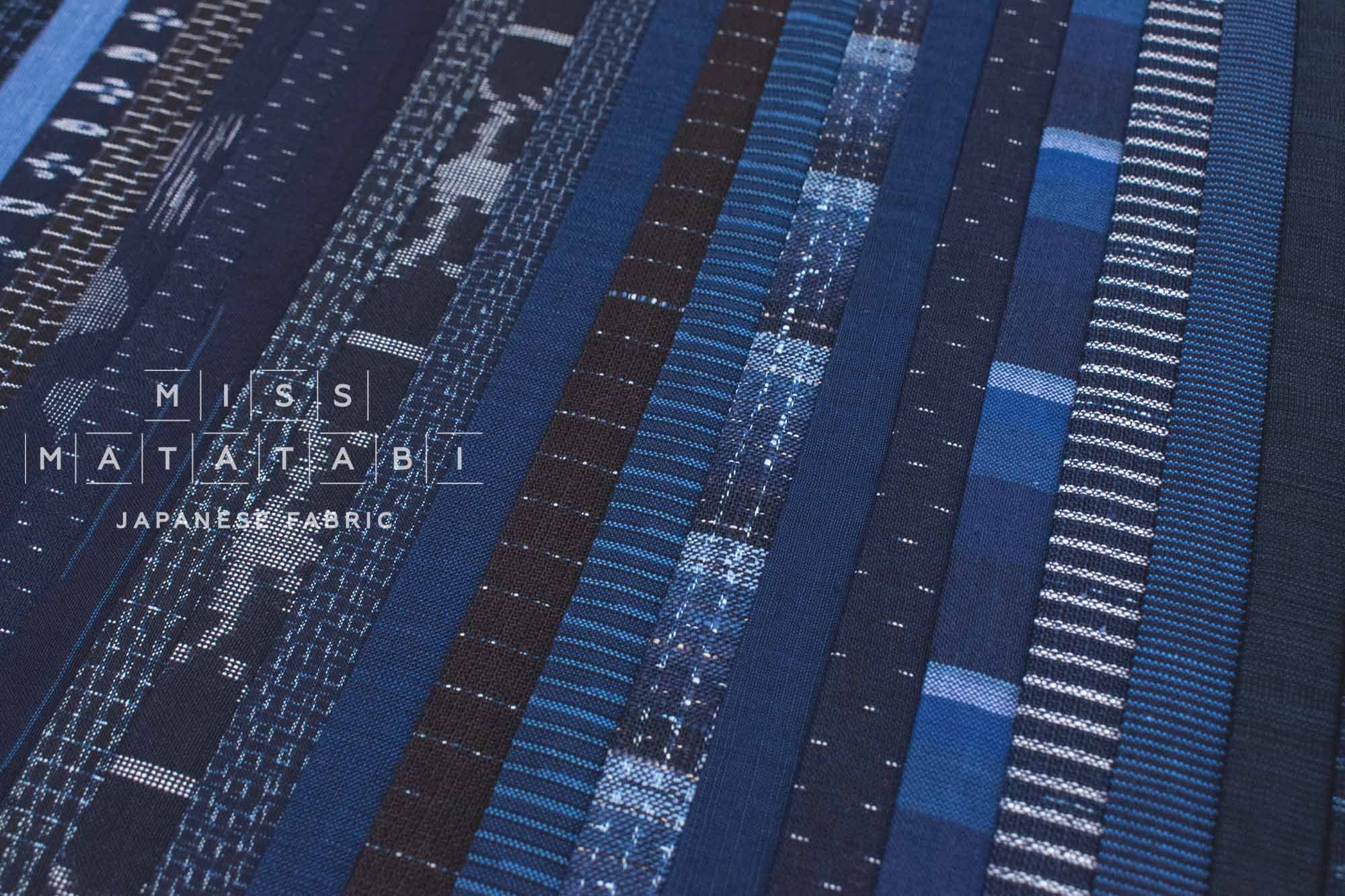 身幅57《藍布×綿絣パッチ−セットアップ》ハンドメイド 身幅57《藍布×綿絣パッチ-セットアップ⑤》ハンドメイド 生地 綿