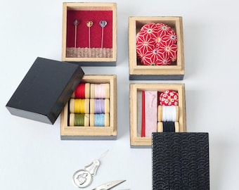 hiro s様【美品】NIHON 3セット Japanese Hiro Three-tiered Sewing Box Kanazawa Urushi Lacquer