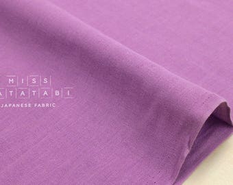 Japanese Fabric - Kobayashi solid double gauze - lilac  - 50cm
