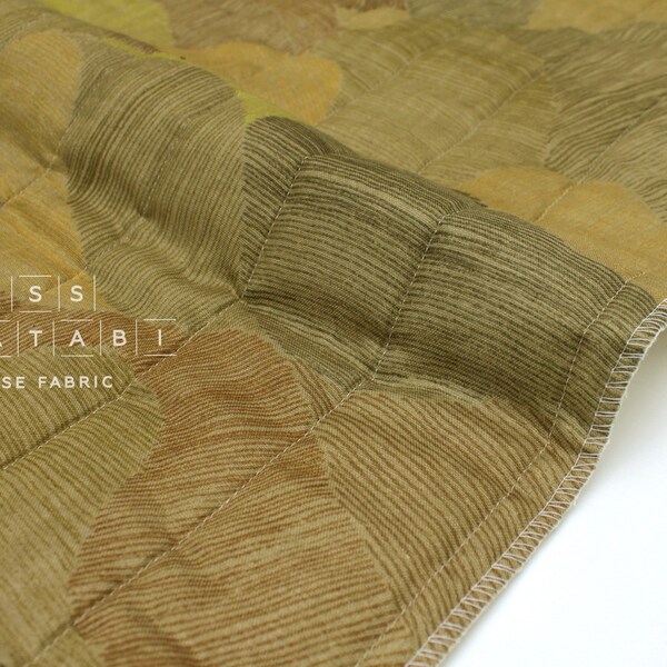 Japanese Fabric Nani Iro Mountain Views quilted double gauze - K - 50cm