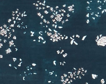 nani IRO Kokka Tela japonesa Lei nani Gasa doble orgánica - D - 50 cm