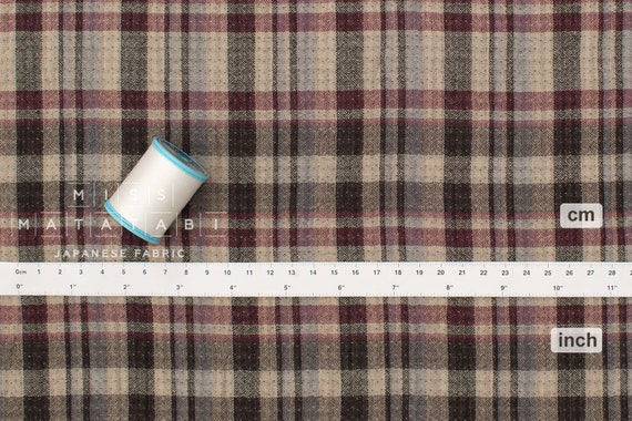 Japanese Yarn Dyed Mini Plaid in Green Japanese Yarn Dyed Mini Plaid in Green