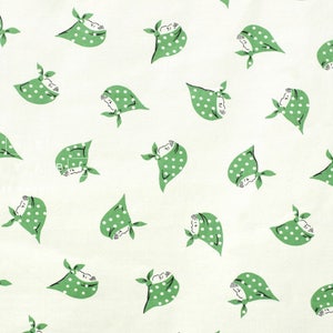 Japanese Fabric Kerchief Girls green 50cm image 3