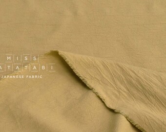 Japanese Fabric Washed Cotton - sand beige 10 - 50cm