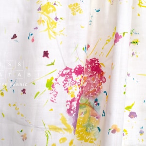 nani IRO Kokka Japanese Fabric ENCOUNTER Organic Double Gauze - A - 50cm