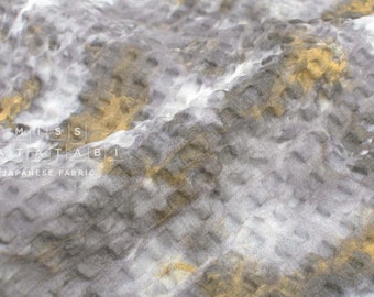 DEADSTOCK Japanese Fabric Marble Ripple - D - 50cm