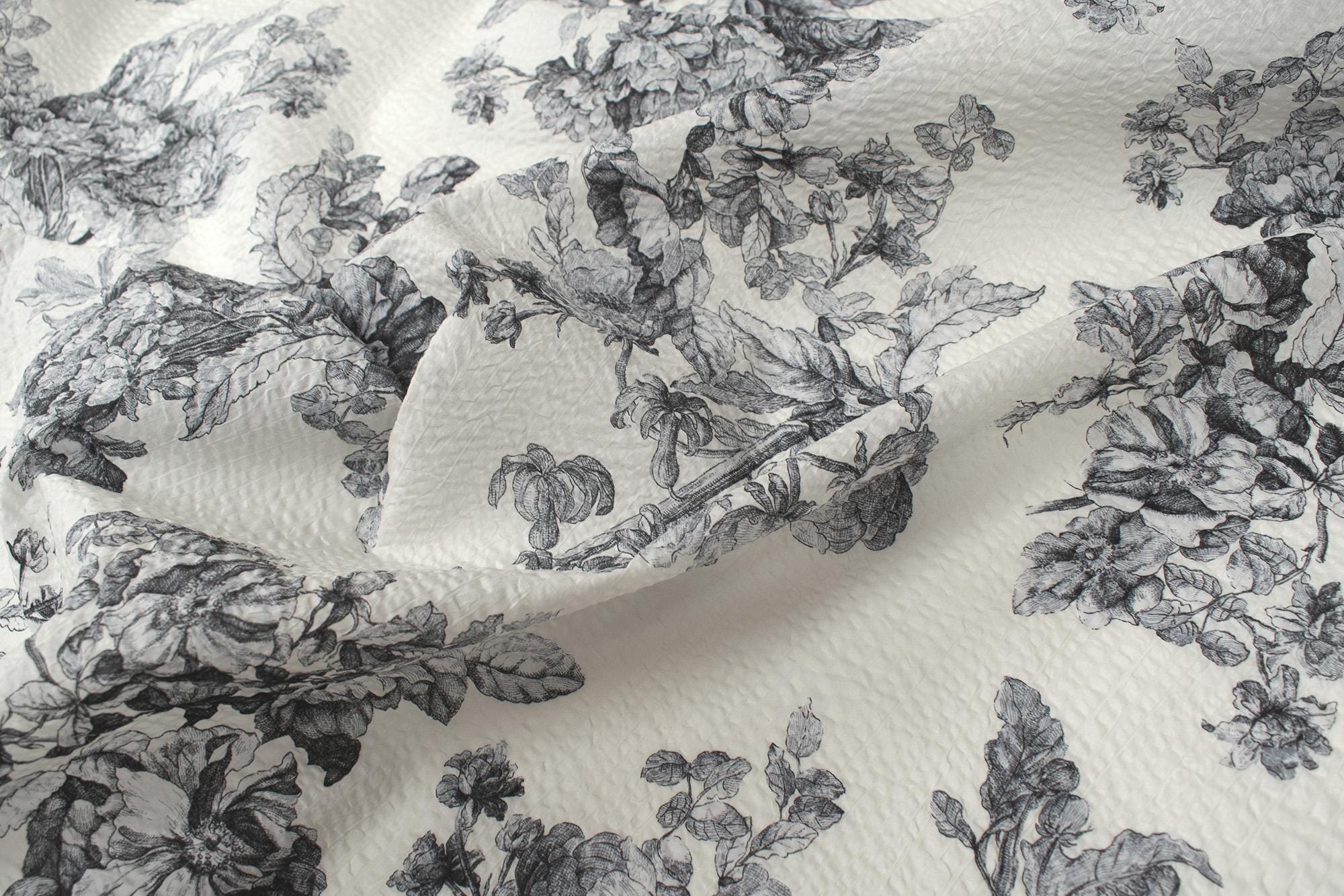 日本製生地 コットンリップル ステラフローラル - A - 50 cm - Etsy 日本