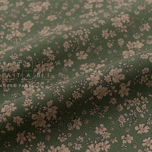 Japanese Fabric Corduroy Niwa - C - 50cm