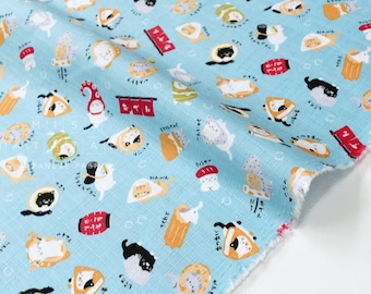 Japanese Fabric Oden Cats - C - 50cm