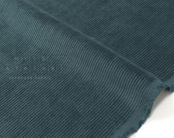 DEADSTOCK Japanese Fabric Corduroy Solids - green - 50cm