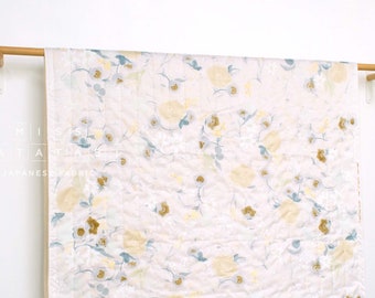 Nani Iro Kokka Japanese Fabric Rakuen Quilted Silk Blend - C - 50cm