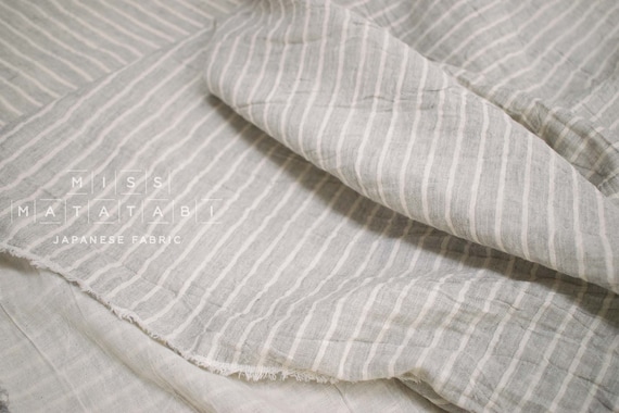 Japanese Yarn Dyed Plaid in Light Grey Japanese Yarn Dyed Plaid in Light Grey