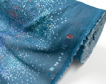 nani IRO Kokka Japanese Fabric Water fall Wata Double Gauze - D - 50cm