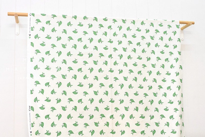 Japanese Fabric Kerchief Girls green 50cm image 4