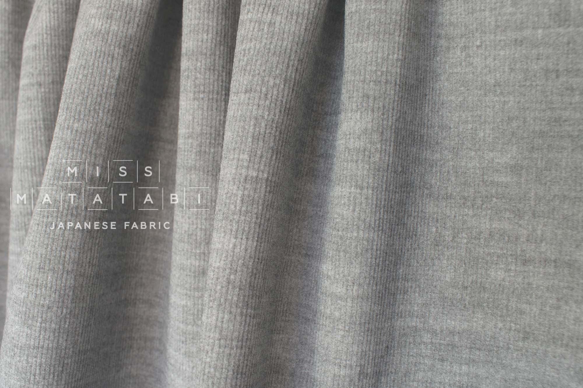 DEADSTOCK Japanese Fabric Wool Blend Stretch Corduroy