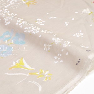 nani IRO Kokka Japanese Fabric PAL Organic Double Gauze - B - 50cm