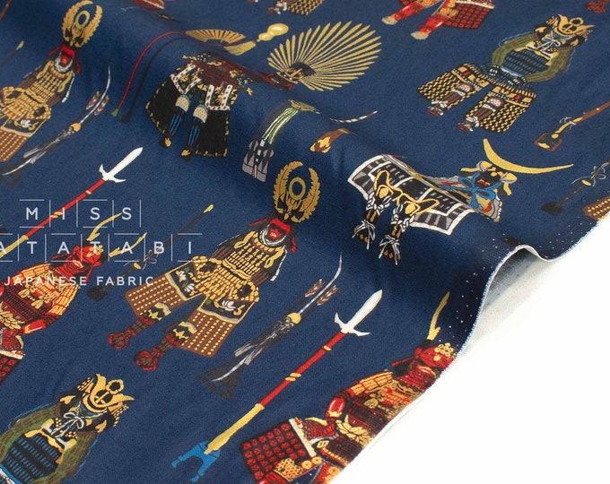 Japanese Fabric Samurai Warriors - D - 50cm - Etsy