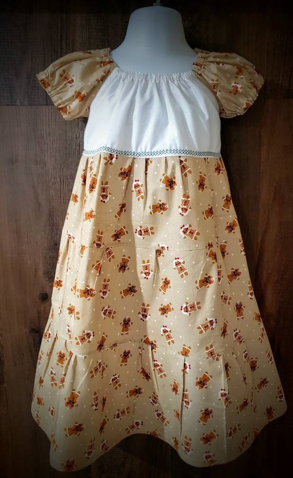 Little Girls/Toddler Cute Vintage Tiered Style Christmas Holiday Dress sz 3/4t