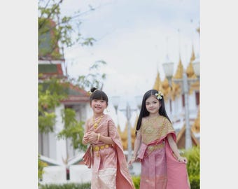 Thai Cultural Dress for Girls | Ideal for Thailand Travel & International Day