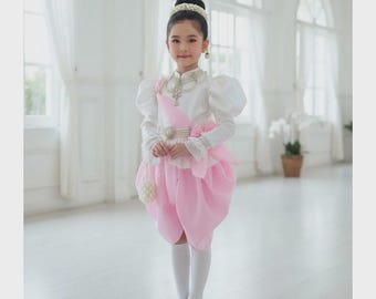 Thai Traditional Dress – Mae Ying Yaem, Pastel Colors, 2-Piece Set