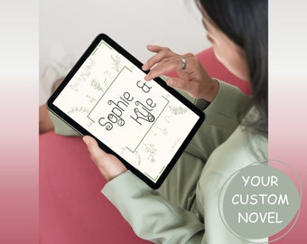 Romanzo romantico personalizzato, libro di storie d’amore personalizzato, regalo perfetto per anniversari, matrimoni, compleanni *e-book*