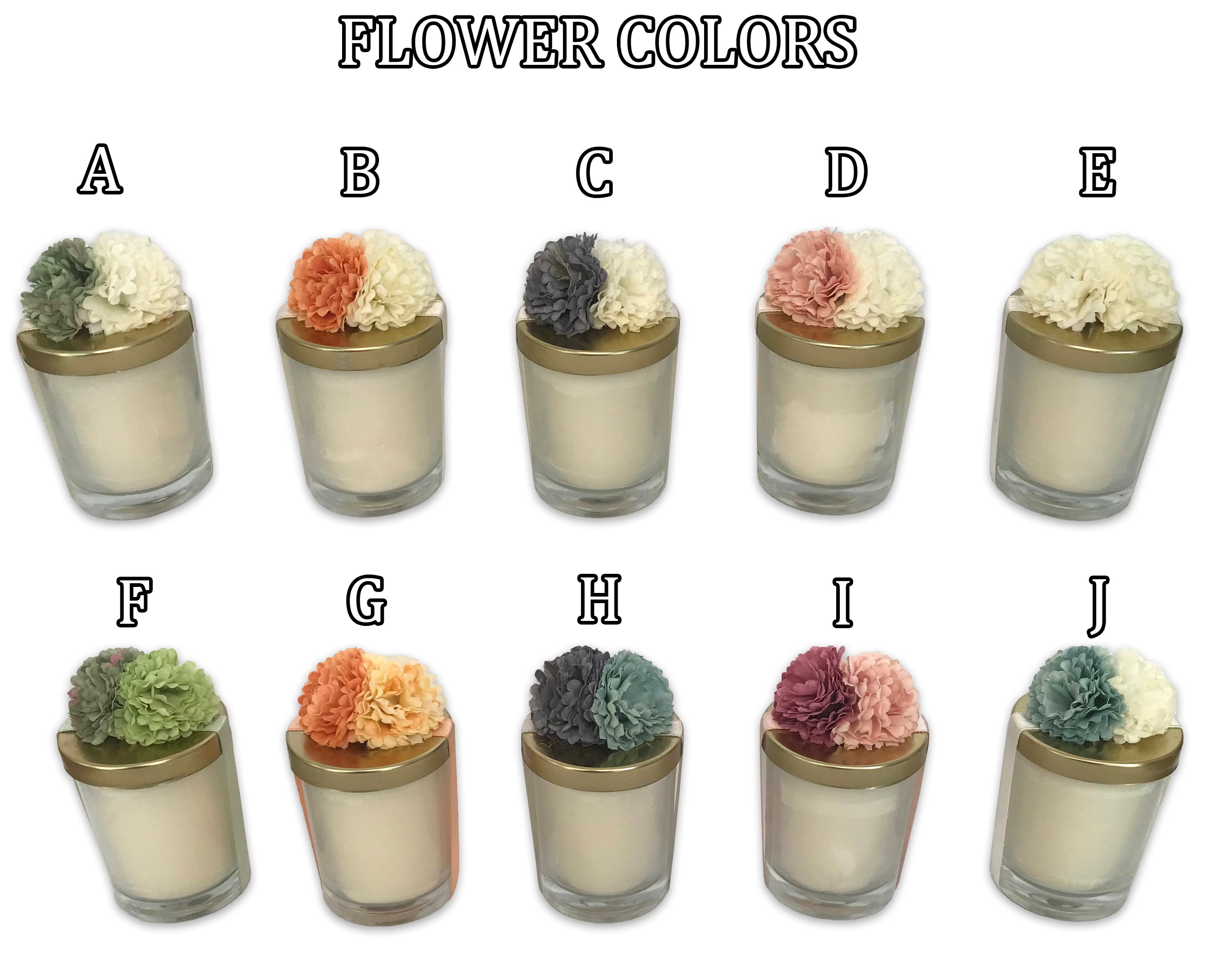 Custom Mini Soy Candle Favors, Baby Shower Birthday, Floral Decor - Etsy