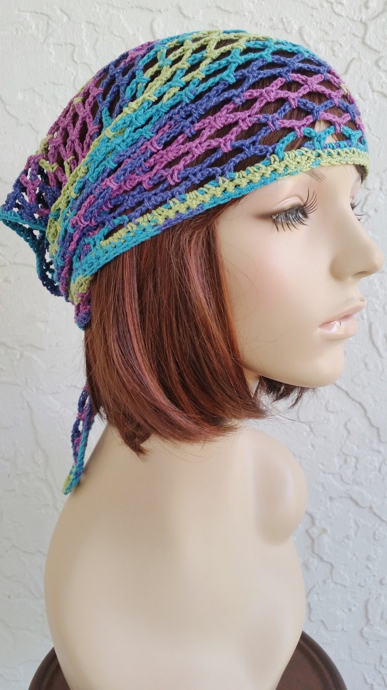 crochet bandana headband pattern