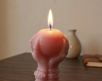 Handmade Chocolate Halloween Candles - Scented Candles for Spooky Decor, Unique Gifts, and Fall Scents