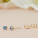 see more listings in the Earrings-14k Gold Studs section