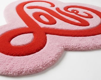 Love Rug - Hand tufted wool rug