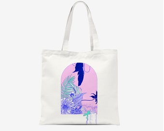 Hidden Spring Illustrated Heavy Cotton Tote