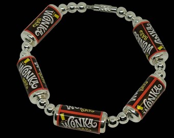 Wonka Bar Beaded Bracelet – Handmade Candycore Jewelry