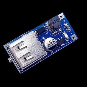 Handmade USB Circuit Board Badge: Geek IT Accessory Pin