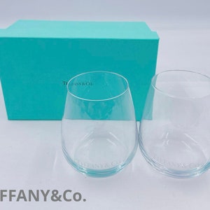 Direct from Japan Brad New Tiffany & Co. Glass set Glassware Drinkware with original box