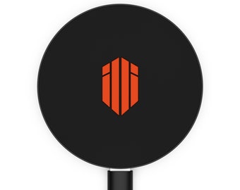 Skill Issue Orange on Black Wireless Induction Charger