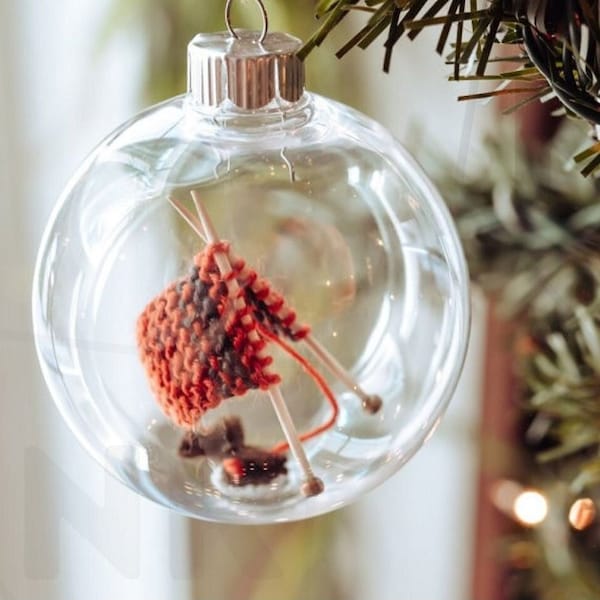 Knitting Ornament, Knitter Gift, Christmas Ornament, Knitting Gift, Holiday Decor, Christmas Decor, 2024 Ornament, Gifts for Knitters