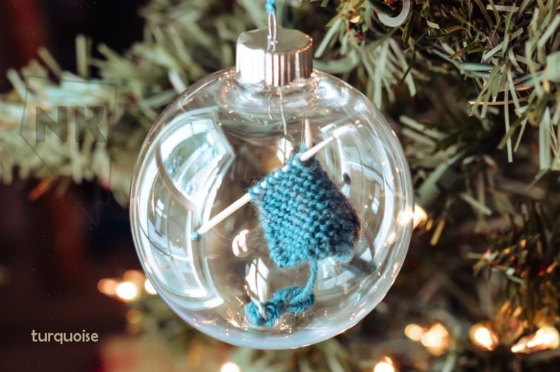 Knitting Ornament, Knitter Gift, Christmas Ornament, Knitting Gift, Holiday Decor, Christmas Decor, 2024 Ornament, Gifts for Knitters image 6