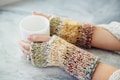 Fingerless Knit Gloves, Knit Winter Gloves, Knit Fall Gloves, Stocking Stuffers for Women,  Christmas Gift for Her