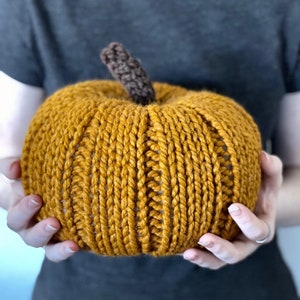 Knit Pumpkin, Fall Decor, Cozy Knits, Fall Harvest, Fall Table Decor, Thanksgiving Decor, Pumpkin Decor, Autumn Decor, Farmhouse Pumpkin