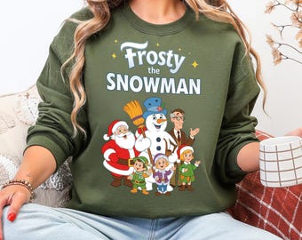 Christmas Frosty the Snowman PNG | Vintage Christmas Design | Retro Christmas Movie | Merry Christmas Sublimation Design | Digital Download