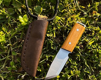 Collier collier fait main, vous pouvez l'utiliser en camping, dans la vie quotidienne ou à la chasse. Artisanat de brousse, scout, faune, cadeau pour homme, couteau de survie, accessoire