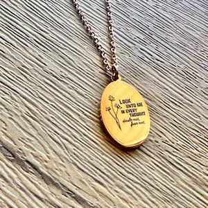 Look Unto Christ Necklace Wildflower- 2025 Youth Theme