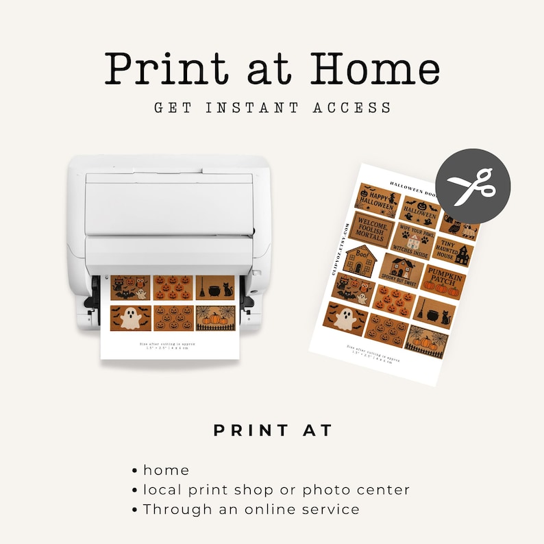 Doormat Flash Card.pdf Halloween Printable Dollhouse Doormat, Dollhouse Home Decor, Dollhouse ...
