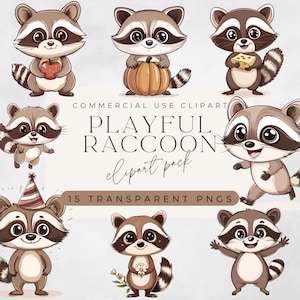Raccoon PNG, Raccoon Clipart, Cute Raccoon, Raccoon Kawaii, Peeking Raccoon, Birthday Raccoon, Jumping Raccoon, Instant Download