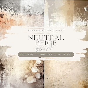 Beige Gold Texture Digital Paper: Soft Neutral Photo Background (8x12in JPEG), Studio Backdrop