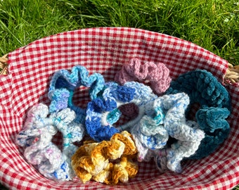 Crochet Scrunchies - Handmade- Hair accessories - Gehaakte haar accessoires