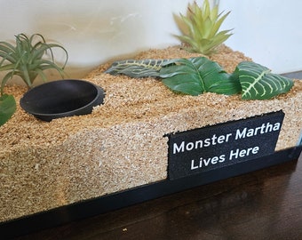 XL Hoggy Versteck. Fuchsbau. Schlangenhaut für Western Hognose, Colubrids und andere Schlangen.